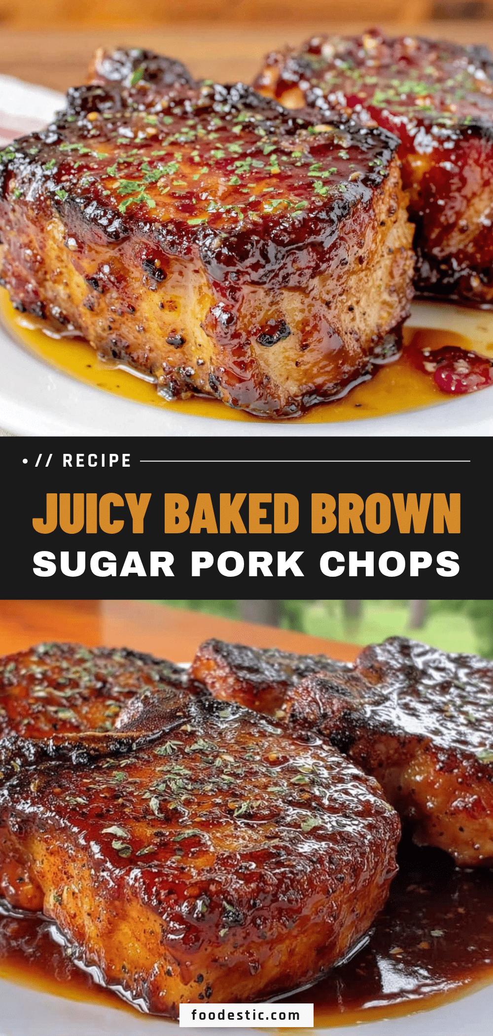 baked brown sugar pork chops recipe