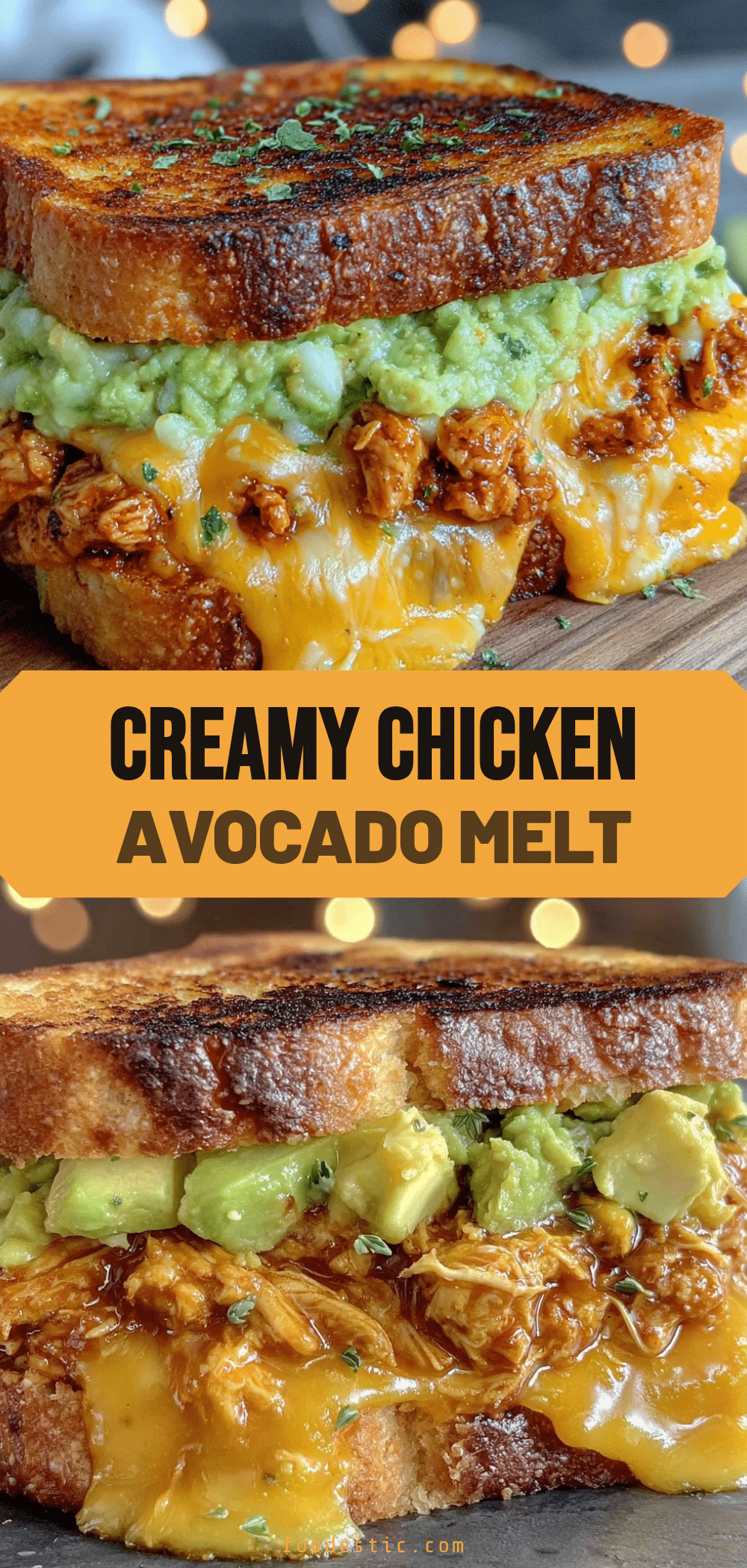 Chicken Avocado Melt Sandwich recipe