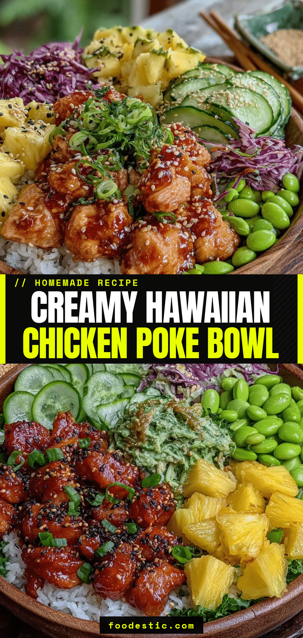 chicken poke bowl recipe