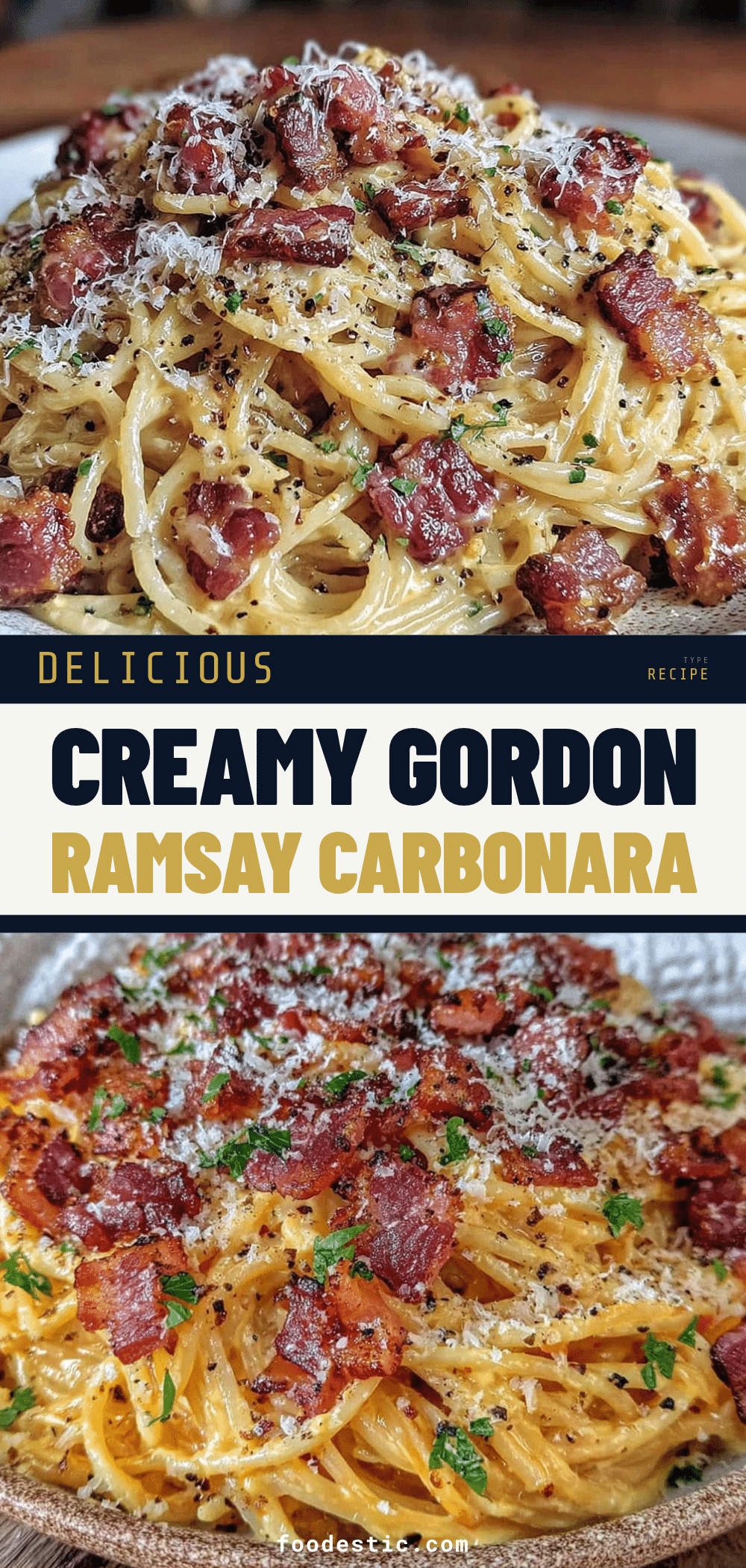 Copycat Gordon Ramsay Carbonara recipe