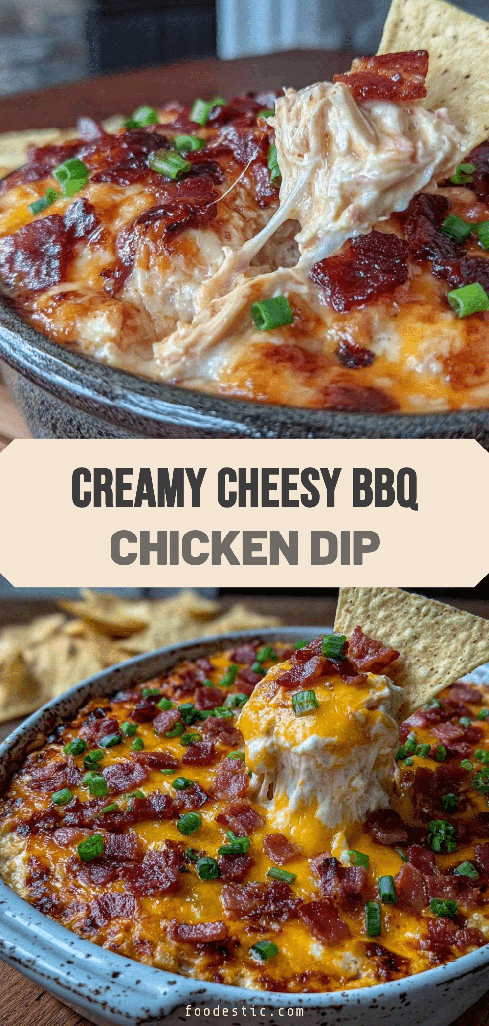 creamy BBQ chicken dip recipe