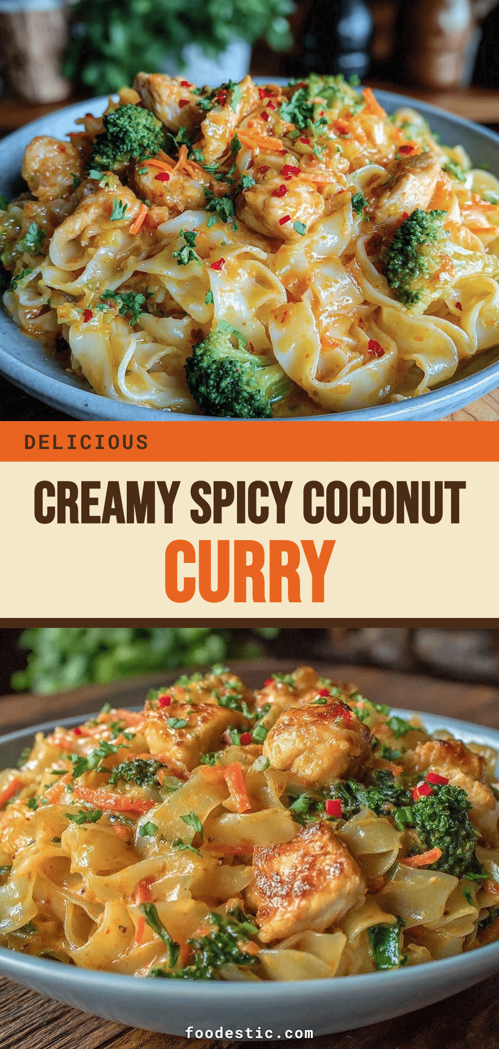 creamy coconut curry chicken noodles recipe