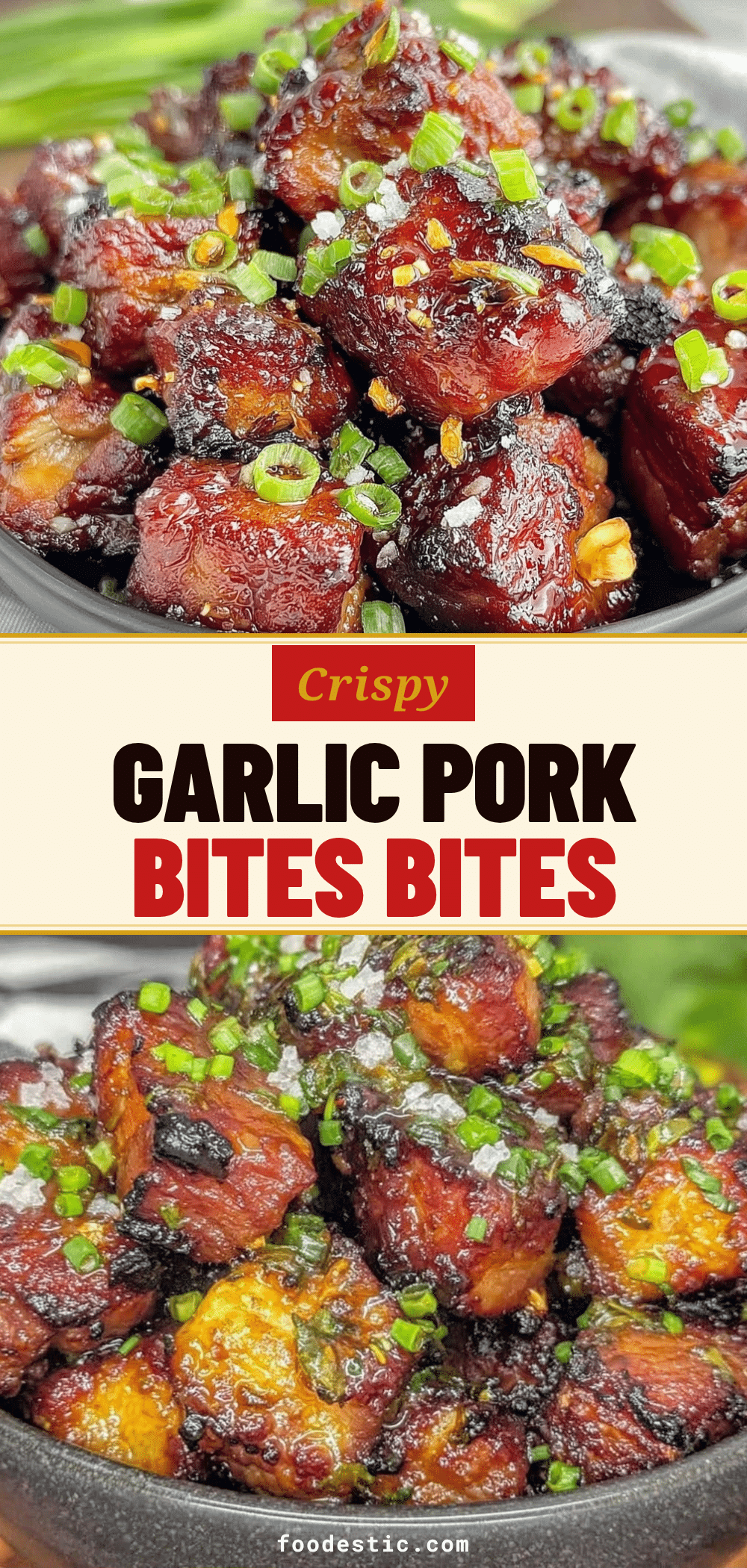 Crispy Garlic Pork Bites recipe