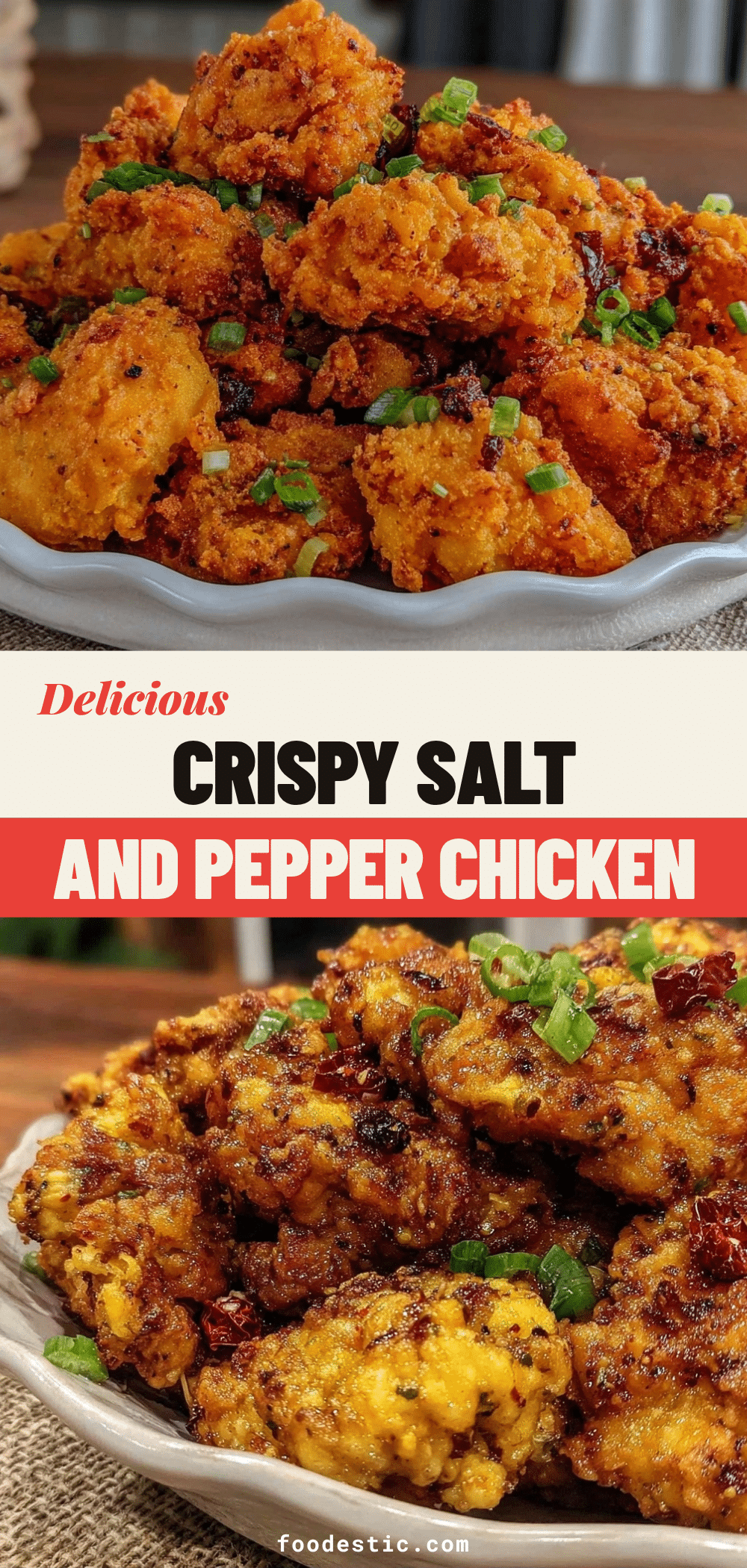 Crispy Salt And Pepper Chicken recipe