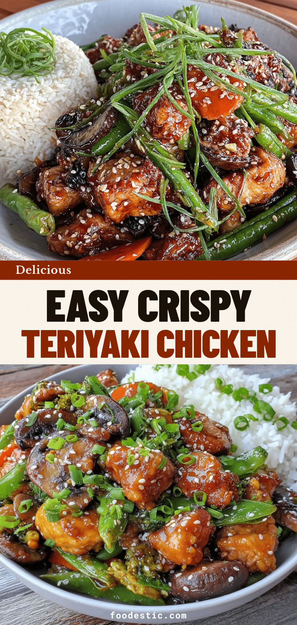 crispy teriyaki chicken stir-fry recipe