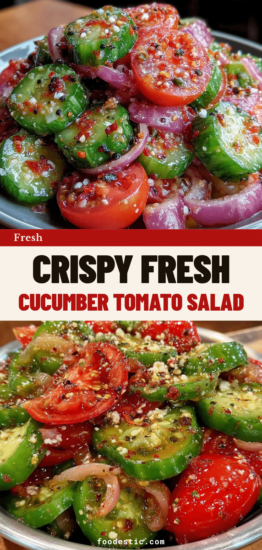cucumber onion and tomato salad recipe