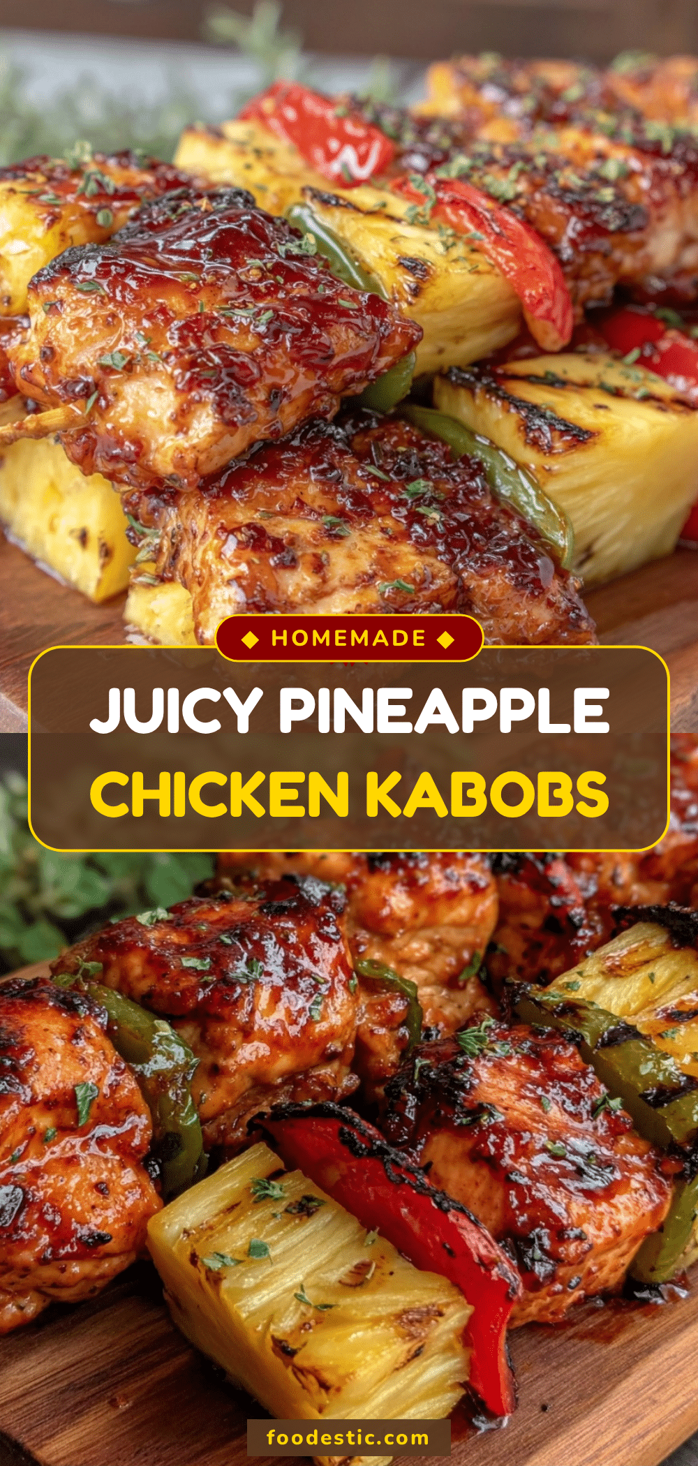 grilled pineapple chicken kabobs recipe