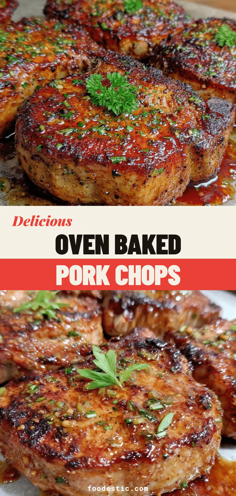 oven baked bone-in pork chops recipe
