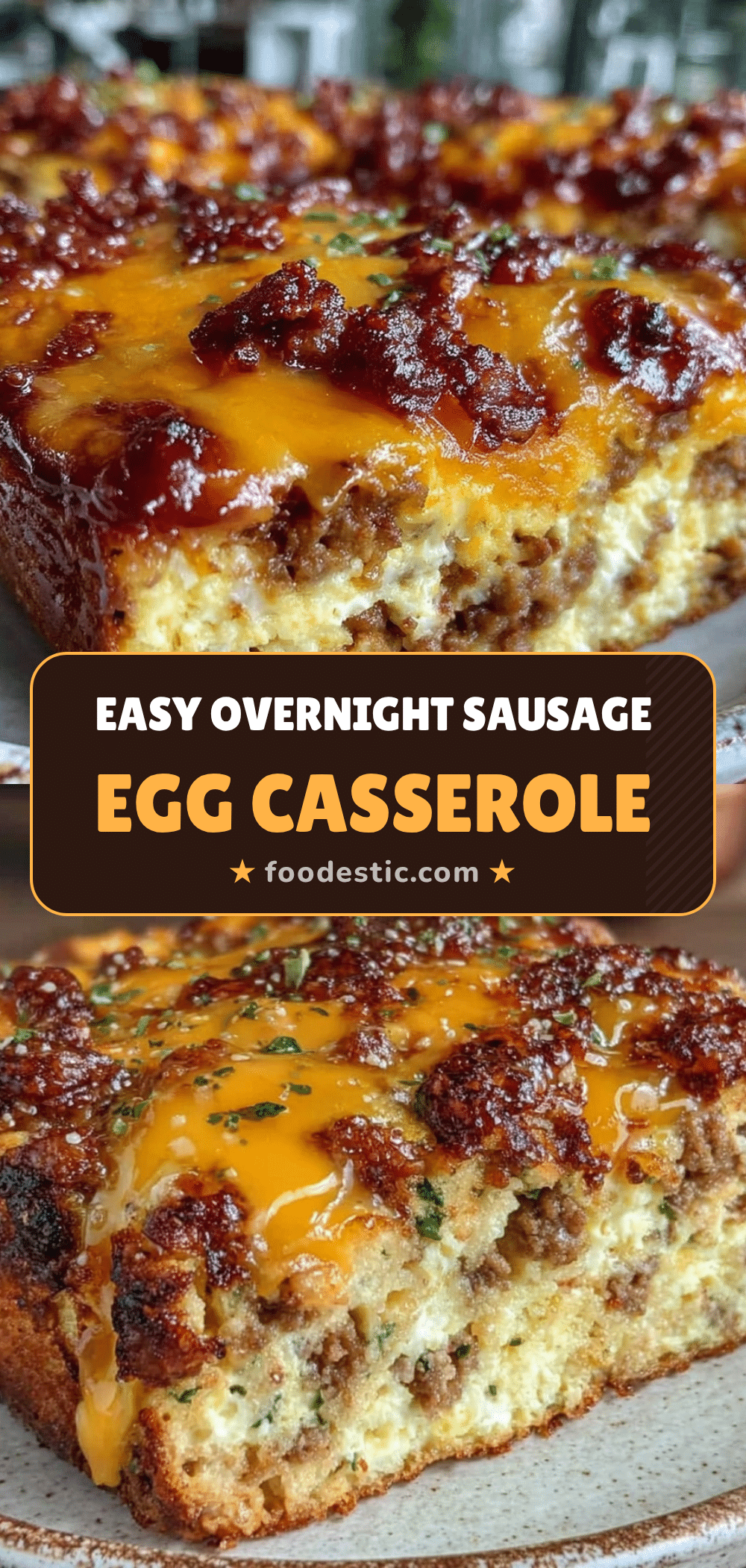 overnight sausage egg casserole recipe