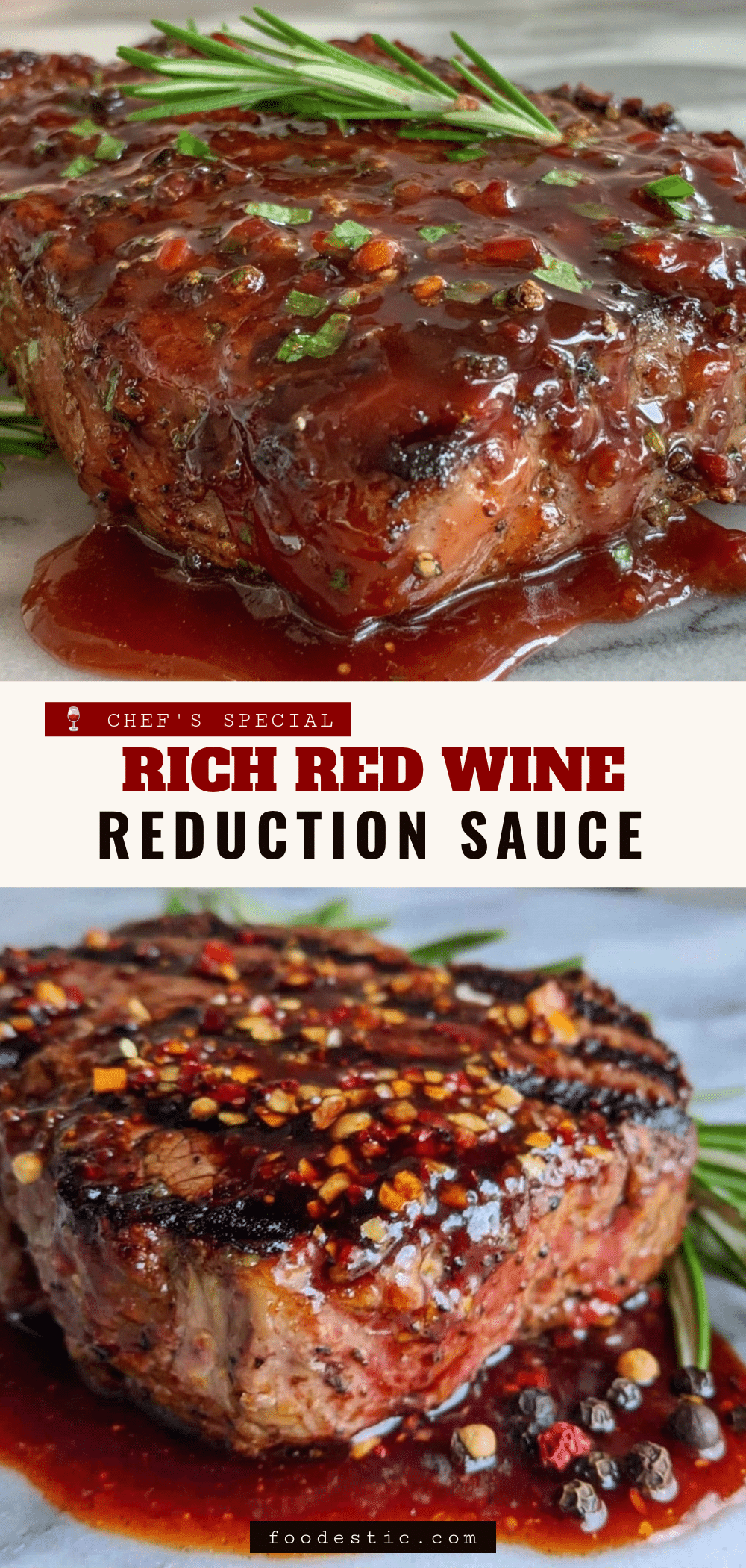 rich red wine reduction sauce recipe