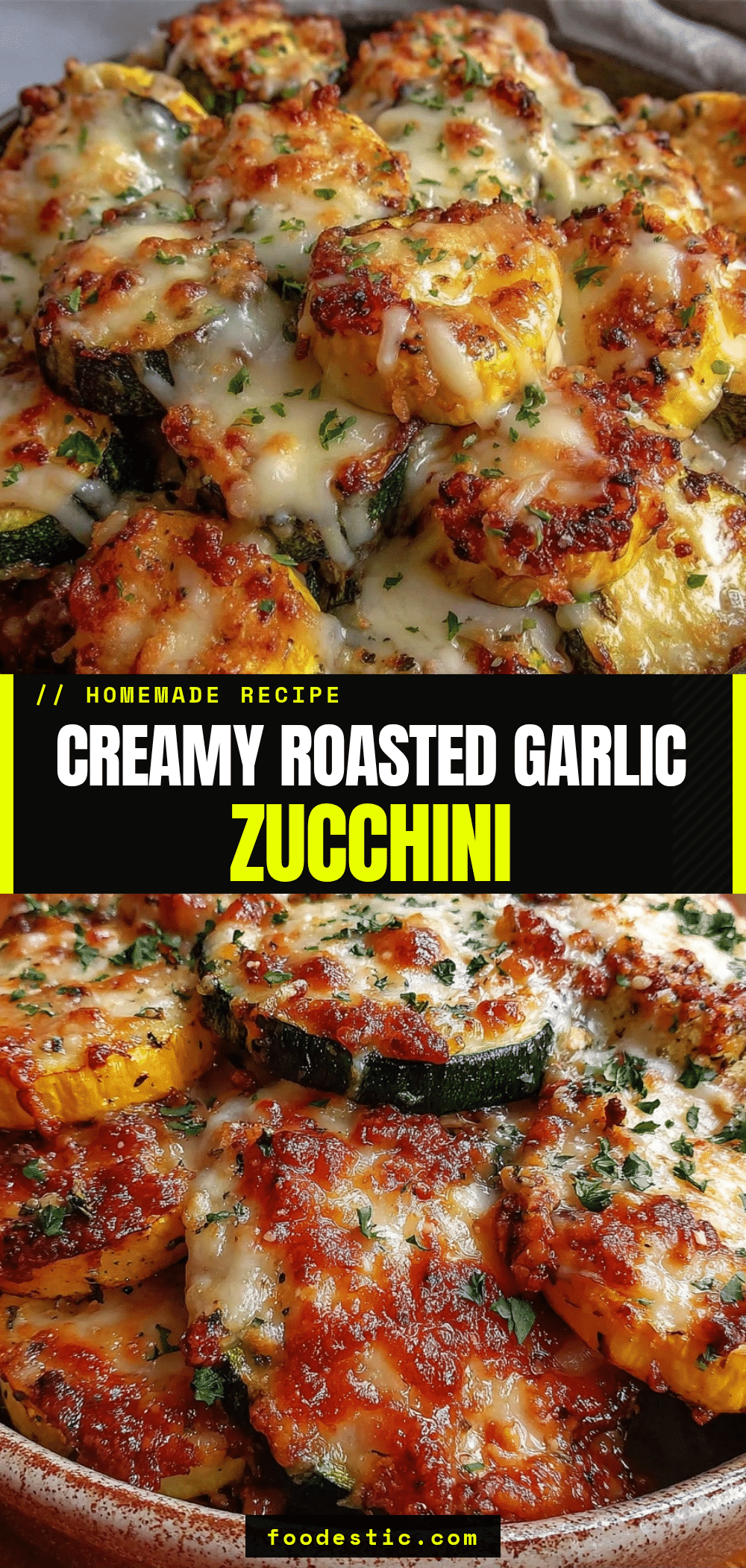 roasted garlic parmesan zucchini medley recipe