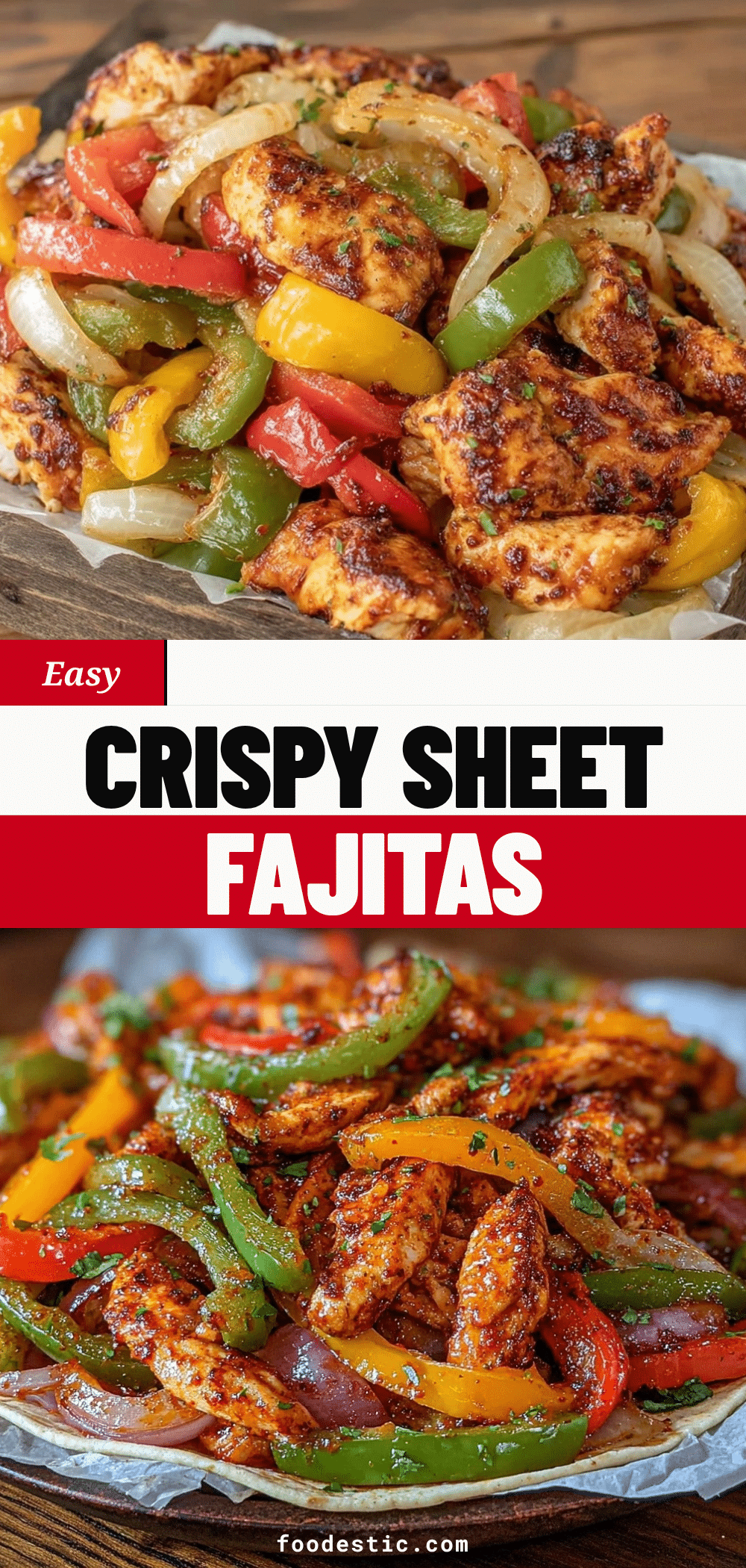 Sheet Pan Chicken Fajitas recipe