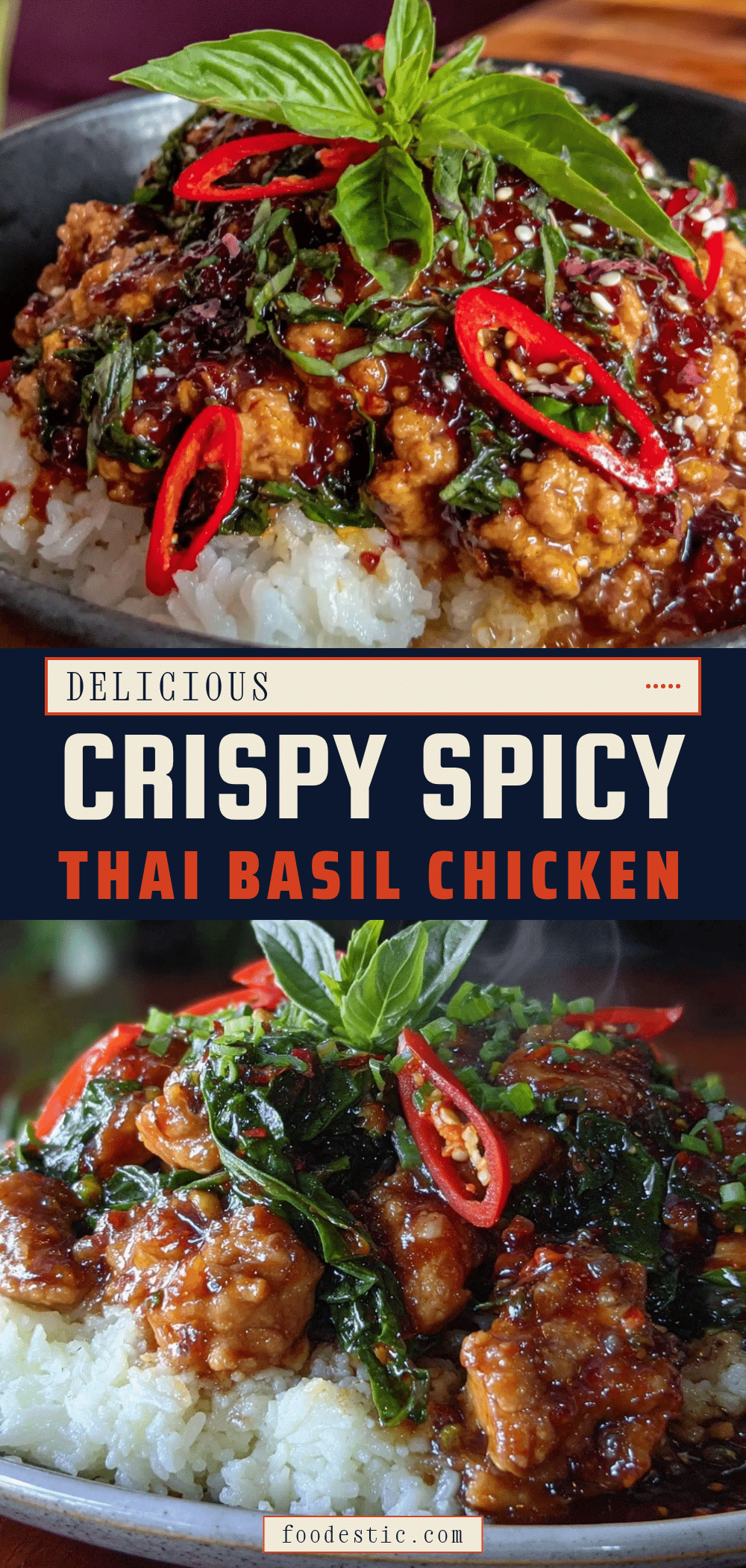 spicy Thai basil chicken recipe