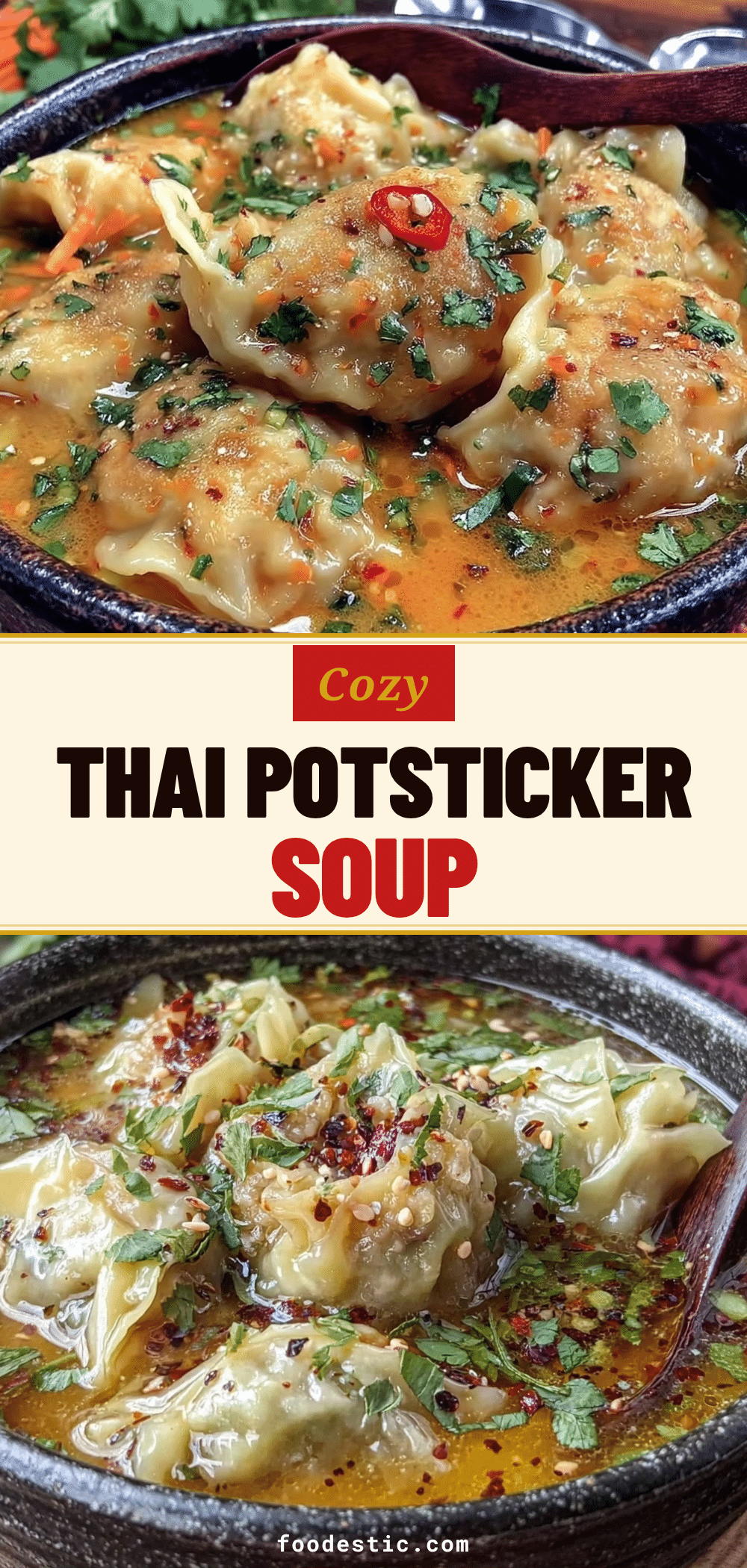 Thai Potsticker Soup recipe