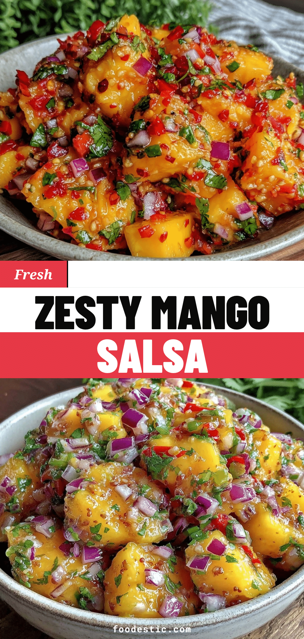 Zesty Mango Salsa For Tacos recipe