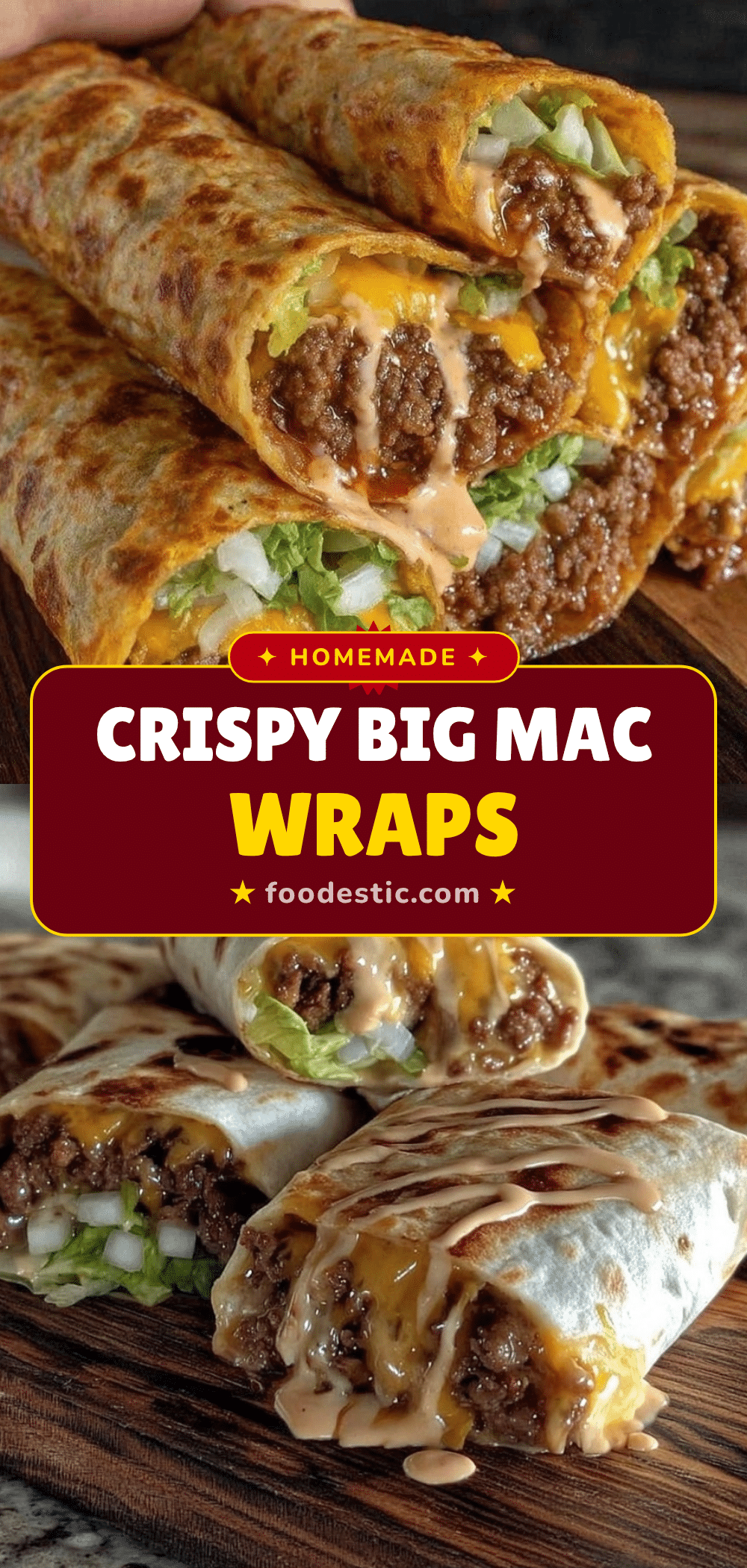 Copycat Big Mac Wraps recipe