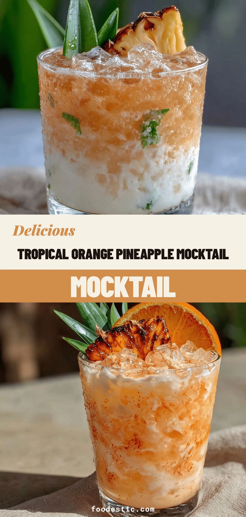 creamy pineapple coconut mocktail recipe