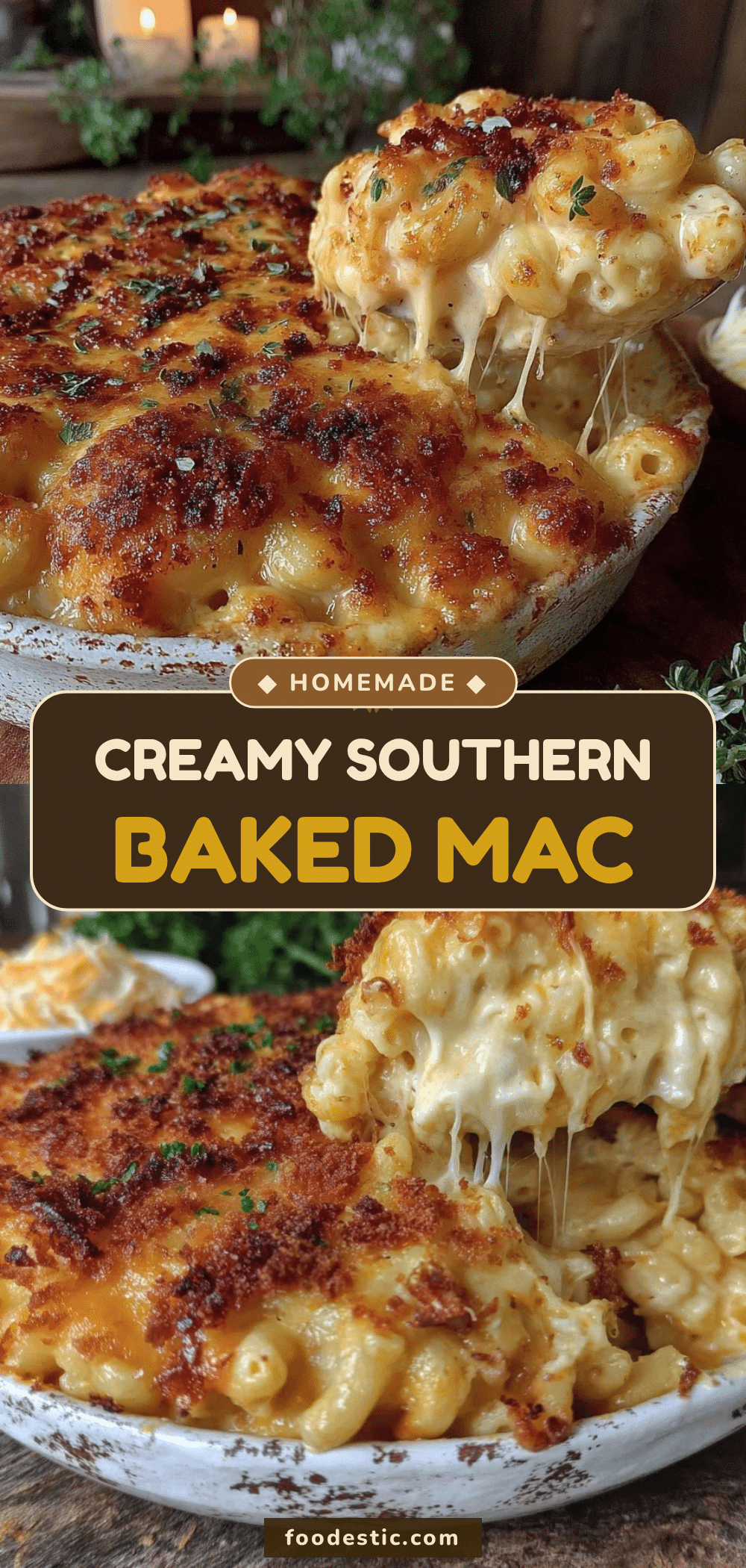 creamy southern baked mac & cheese recipe