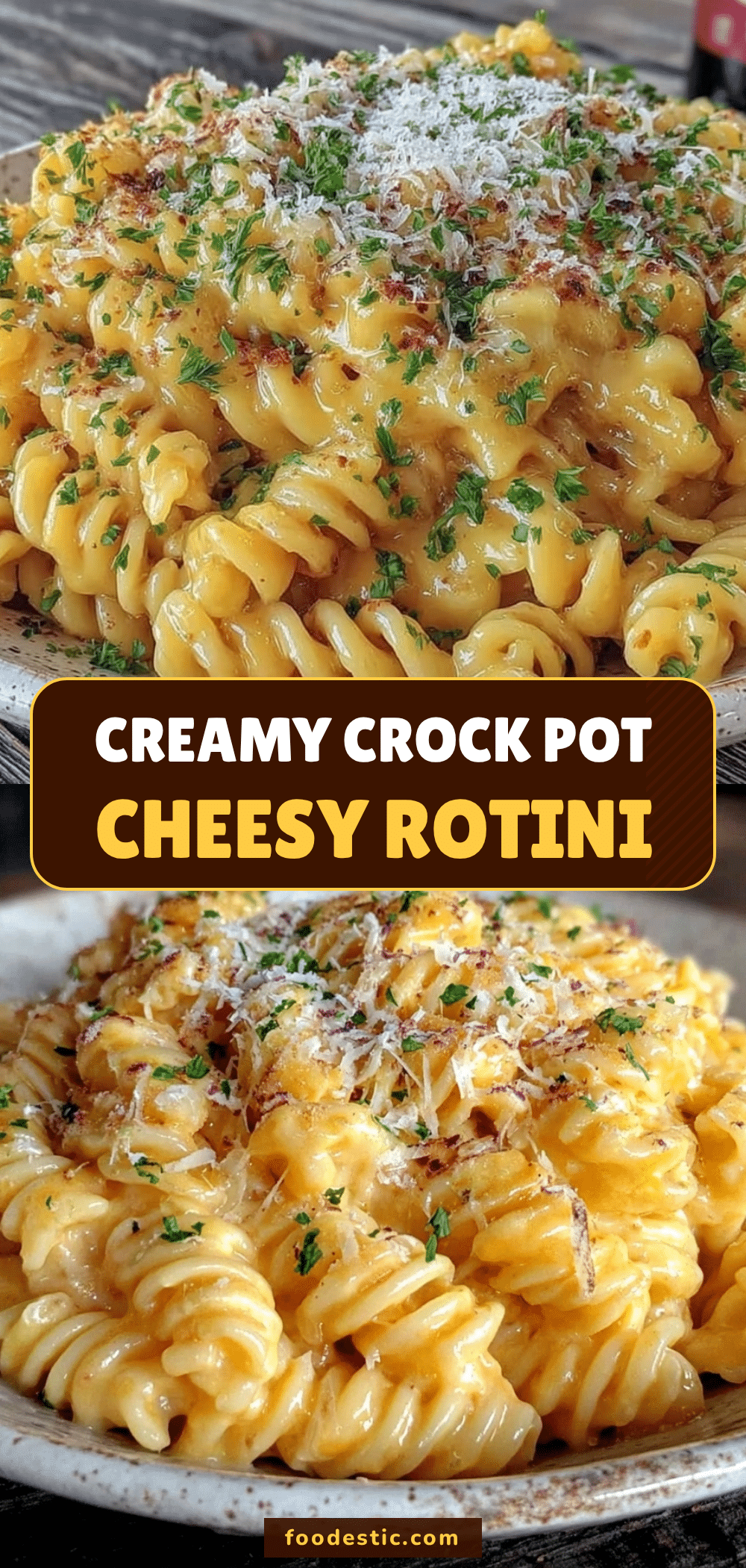crockpot cheesy rotini recipe