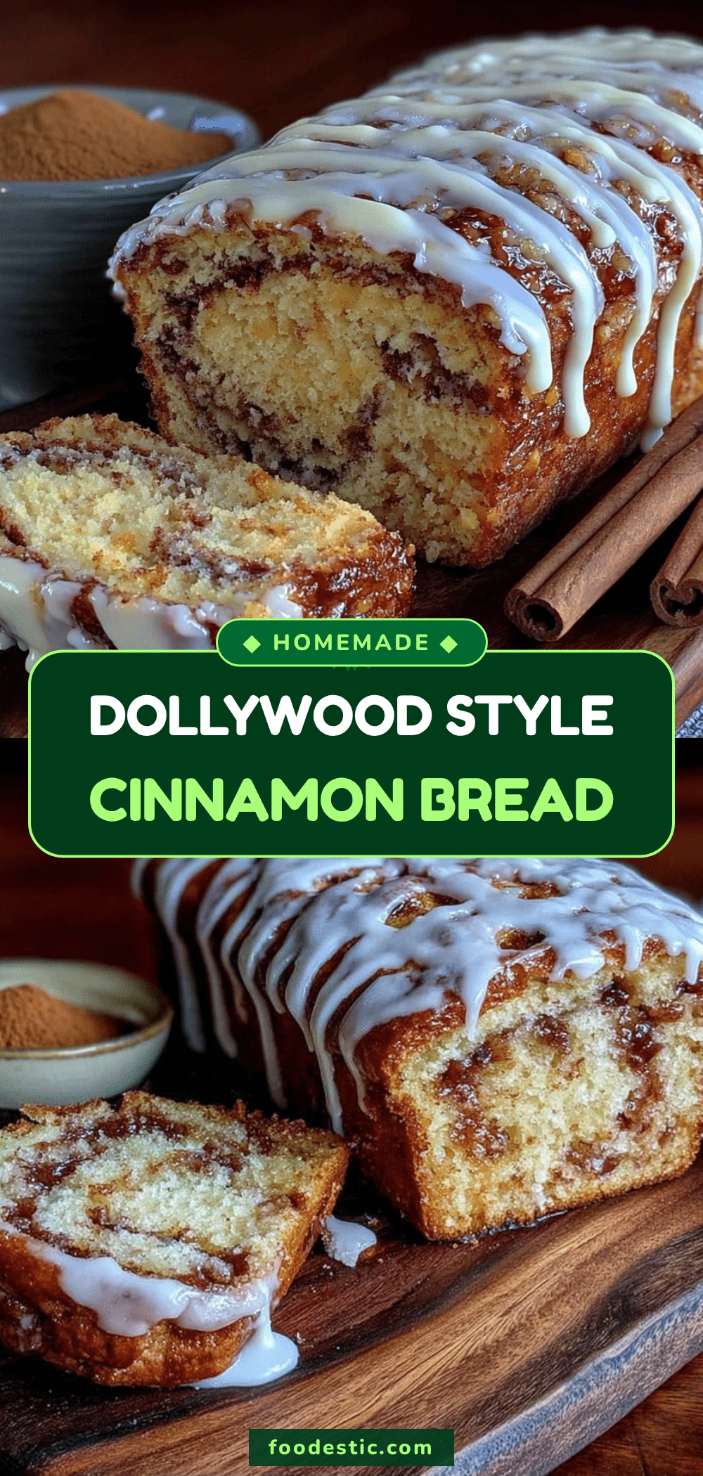 Dollywood Style Cinnamon Bread recipe