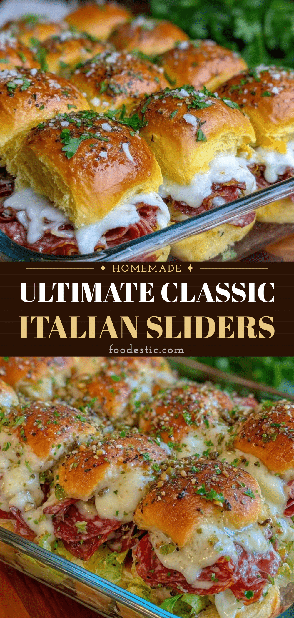 Easy Italian Sliders recipe