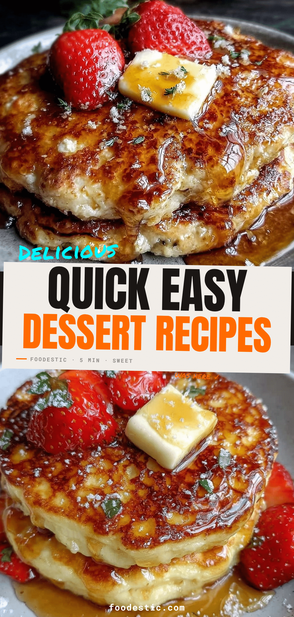 Fluffy Stack Pancakes recipe