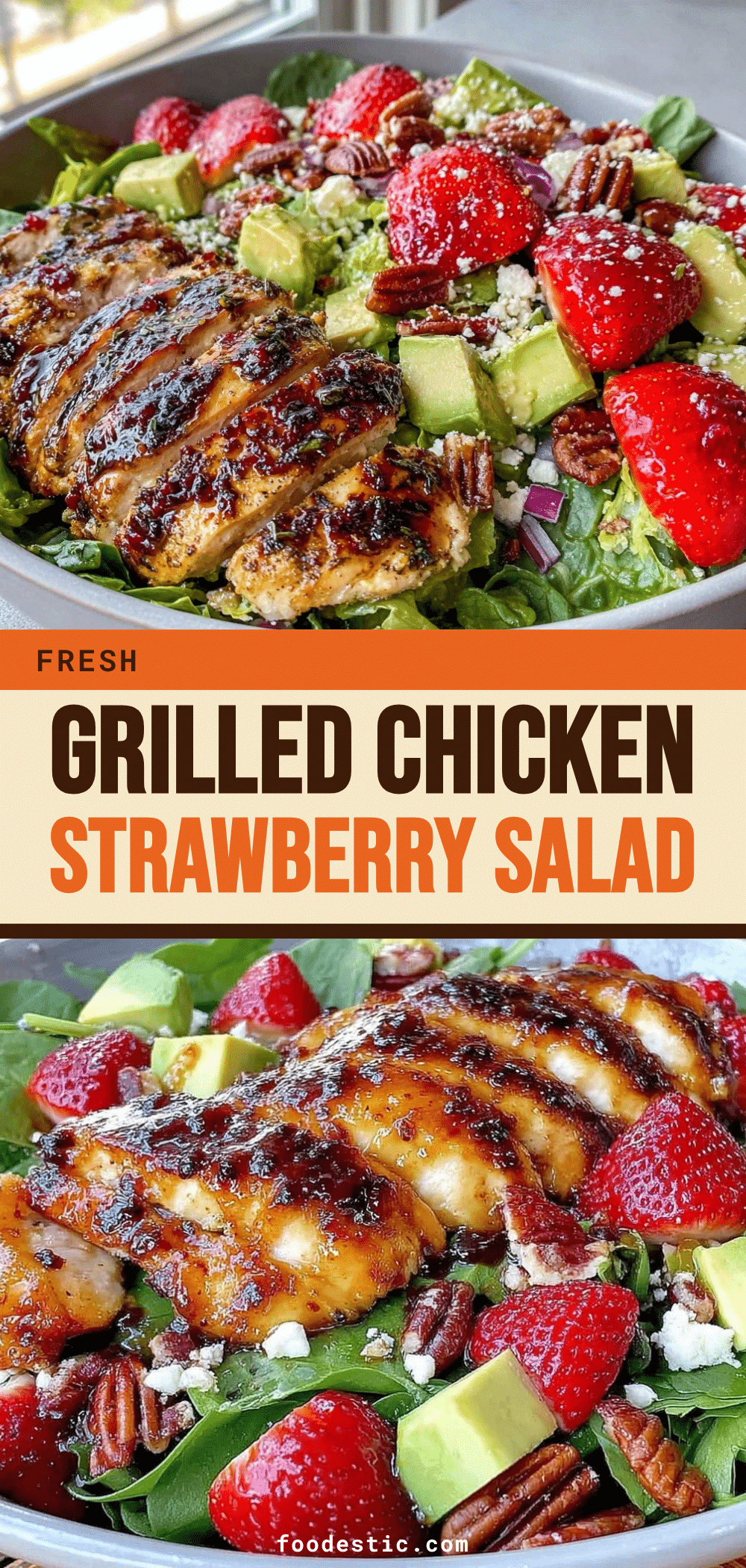 grilled chicken strawberry salad recipe