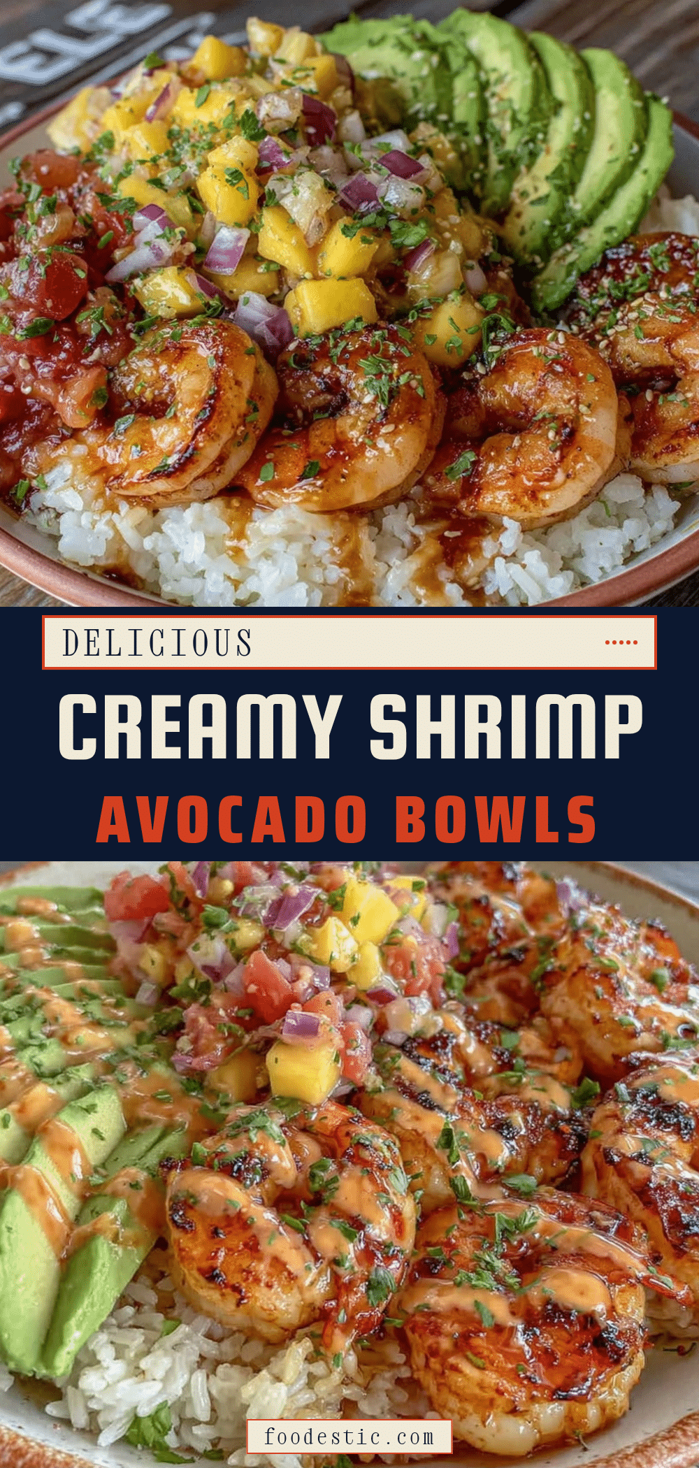 grilled shrimp avocado bowl recipe
