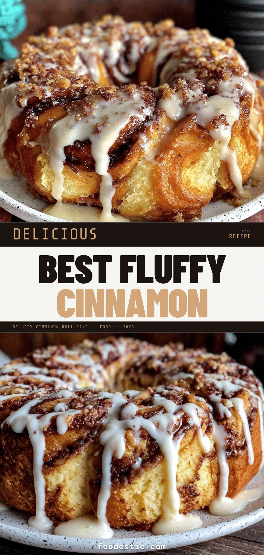 homemade cinnamon roll cake recipe