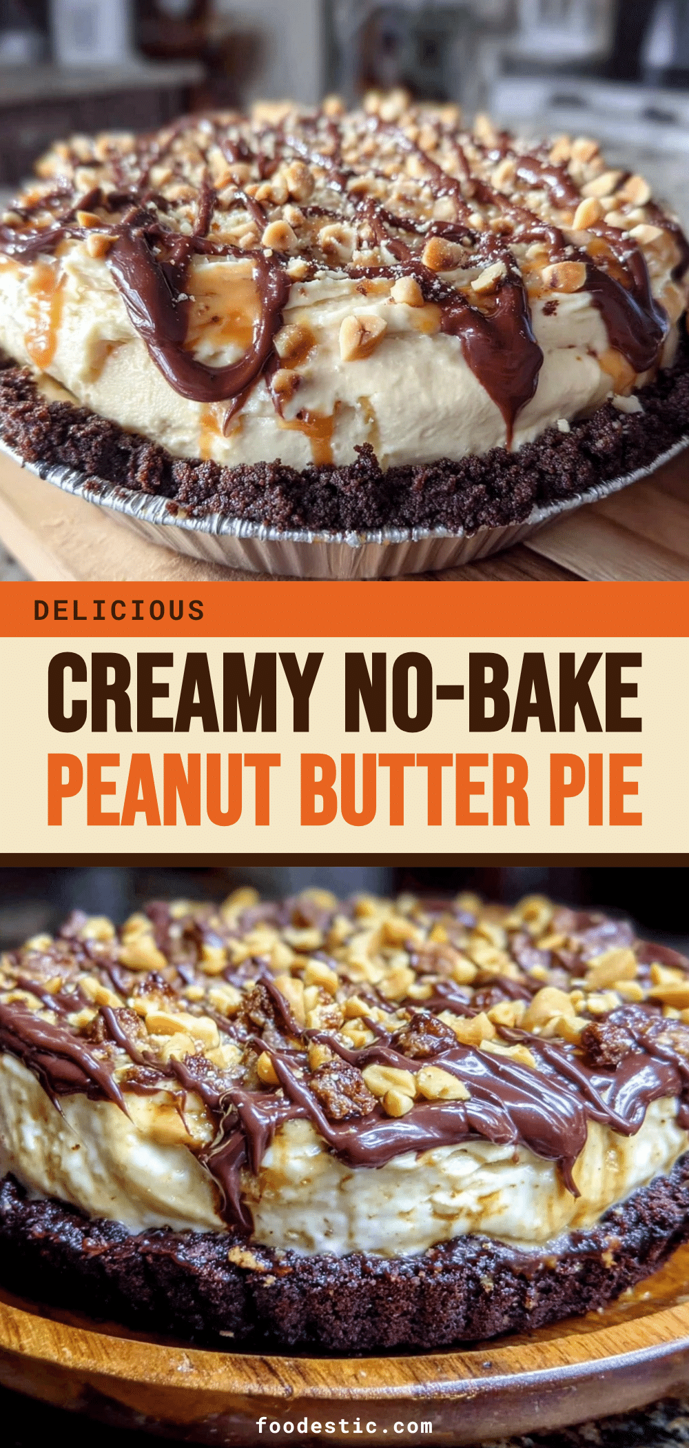 no bake peanut butter pie recipe
