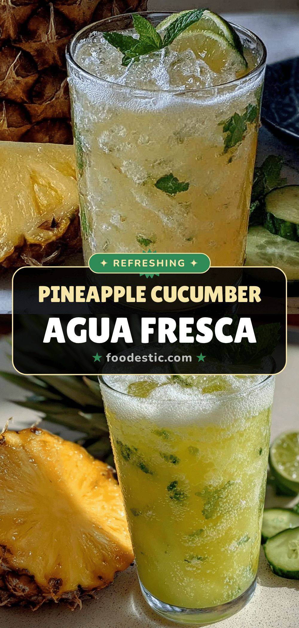 pineapple cucumber agua fresca recipe
