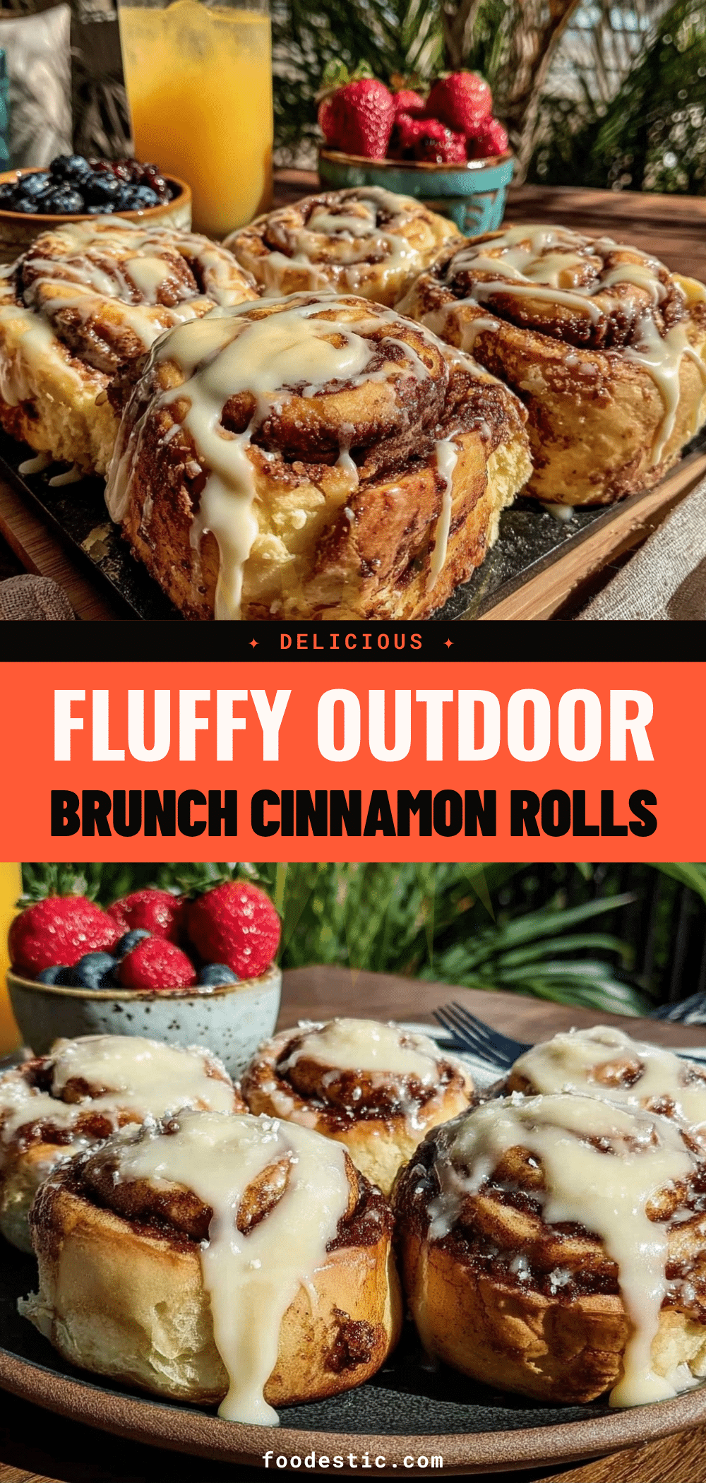 soft cinnamon rolls for outdoor brunch recipe