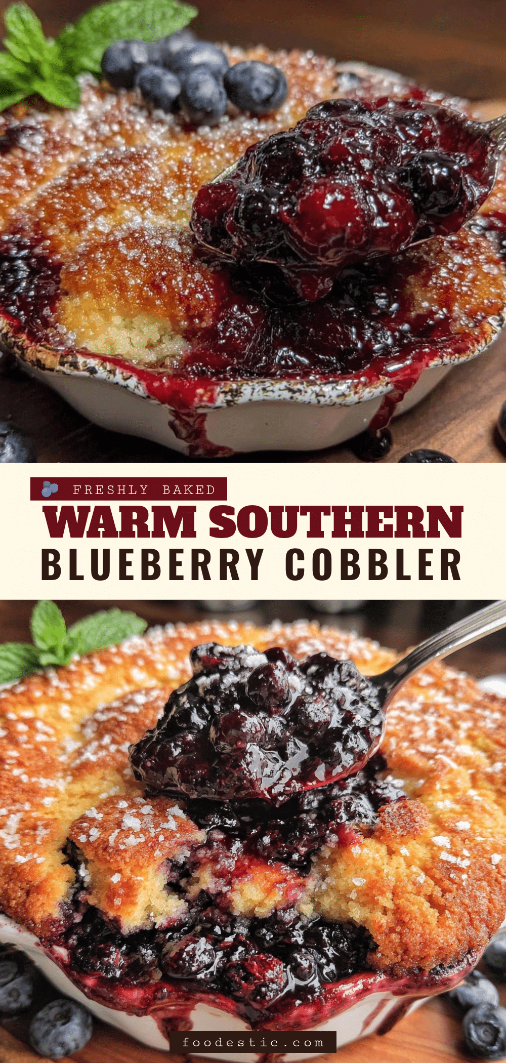 Southern Blueberry Cobbler recipe