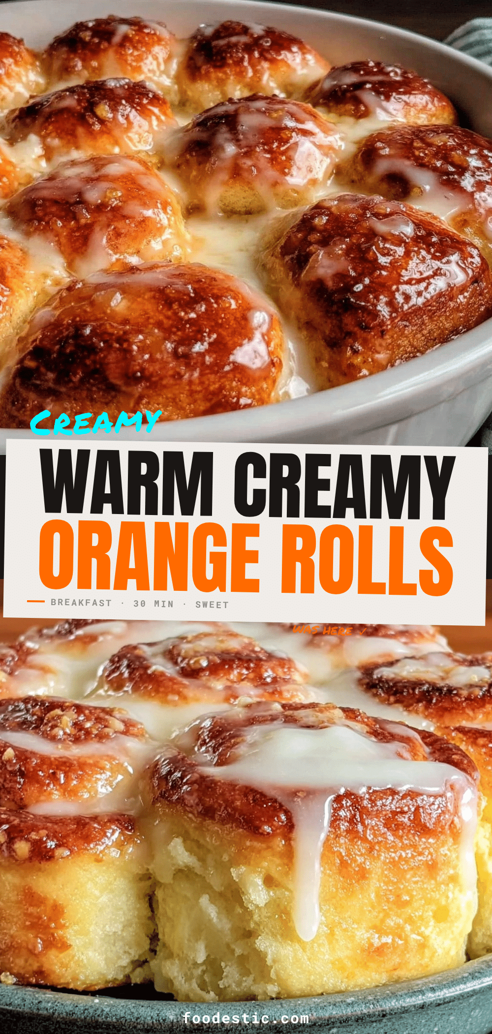 warm creamy orange rolls recipe